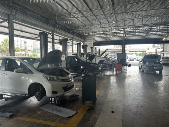Periyodik bakım yapılan araçlar ve lift hattı